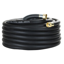 Guitrees 50FT 3/4 Hochleistungs-Gartenschlauch aus Gummi 200 psi Betrieb, 1000 psi Bersten heies/kaltes Wasser fnfschichtiges Geflecht f