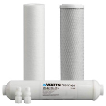 Watts Premier rliga 3-packs filtreringssats fr 4-stegs RO-TFM-4SV och ZeroWaste RO omvnd osmossystem Vattenfilterbyte Sedimentfilter Kolfrfil