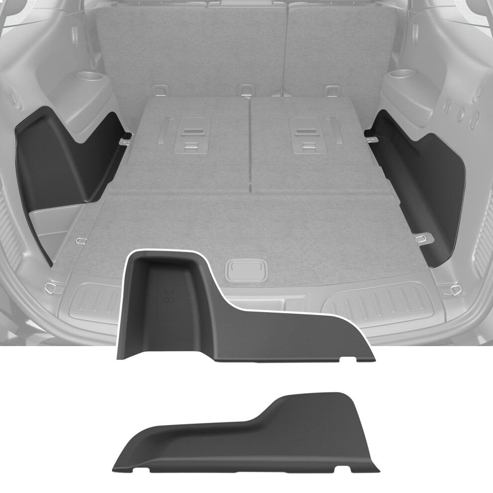 Powoq Cargo Sidewall Protector Compatible With 2016-2025 Dodge Durango Trunk Sidewall Protector Mat Replacement For 2016-2025 Dodge Durango Accessori 757940824974