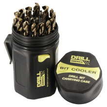 DRILL AMERICA 1/16-1/2x64THS COBALT SET IN PLASTIC CASE