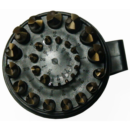 DRILL AMERICA 1/16-1/2x64THS COBALT SET IN PLASTIC CASE 2