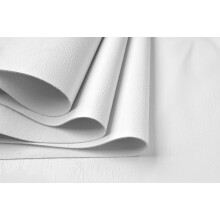 Wento Dik Kunstleer Stof Zacht Huidnerf PU-leer voor Meubelhoes Herstoffering Bankstoelen Kussens Vinyl Bekleding (1 Yard Wit)