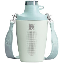 Botella Stanley Cross de 23 oz | Botella de agua de viaje con correa de jacquard | Tapa Tritan a prueba de fugas con pajita extraνble | Acero ino