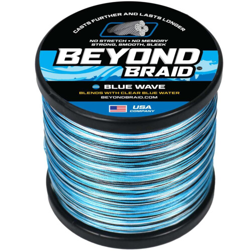 Beyond Braid Blue Wave 500 Yards 60lb