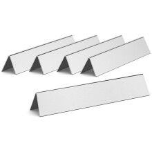 QuliMetal 17.5 Inch Flavorizer Bars for Weber Genesis 300 Genesis E-310 E-320 E-330 Grills with Front Controls Knobs (2011-2016) Stainless Steel Gr