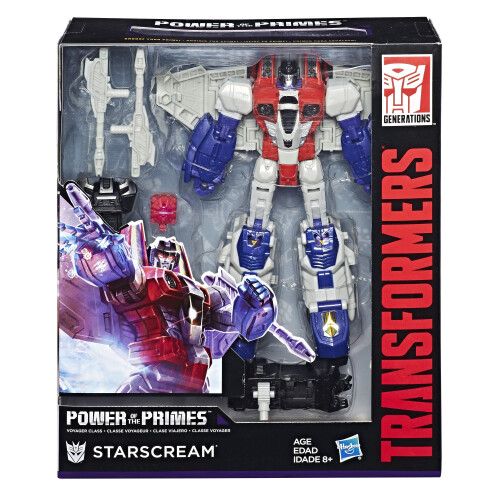 Transformers Transformers: Generaciones El poder de los Primes Clase Voyager Starscream 1