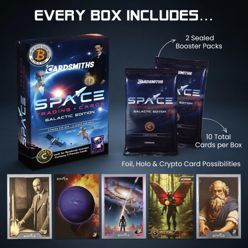 Cardsmith Space Trading Card Galactic Edition Sammlerbox 2