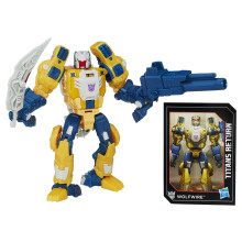 Transformers Generations Titans ritornano Titan Master Monxo e Wolfwire