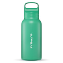 LifeStraw Go Series - Bottiglia coibentata con filtro per l'acqua in acciaio inossidabile per viaggi e uso quotidiano Rimuove batteri parassiti e