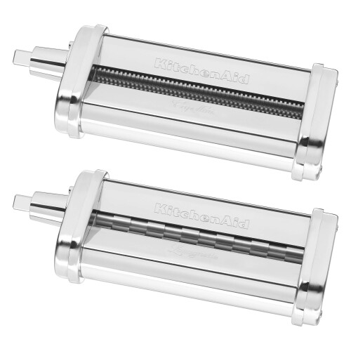 KitchenAid KitchenAid KSMPCA Nudelschneider-Aufsatz-Set (2-teilig), Einheitsgrφίe, Silber 1