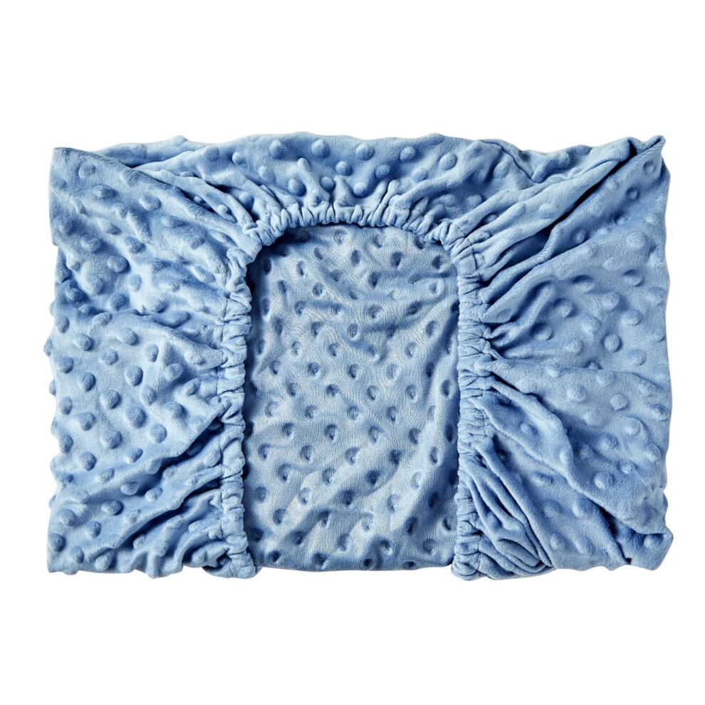 Portable Changing Pad For Infants Gentle Fabric Sheet Lake Newborns Essential Gears Soft Nursery Bedding Blue