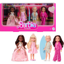 Barbie-elokuva Chelsea Collectible 4-pack -nuket sislt Ken President Gloria -hahmot irrotettavin asuin