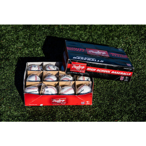 Rawlings | NFHS NOCSAE High School Game Baseballs | R100-H3 | Game/Practice Use | 12 Count 2