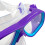 Cressi Set Cressi Rocks per bambini Viola/Blu S/M 4