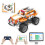 makerzoid Kit robot di codifica STEM per bambini dai 6 anni in su Kit di robotica per codifica scratch programmabile 26 in 1 APP RC Robot Jeep Au 1
