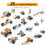 makerzoid Kit robot di codifica STEM per bambini dai 6 anni in su Kit di robotica per codifica scratch programmabile 26 in 1 APP RC Robot Jeep Au 2
