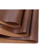 Wento Dik 3 Yard Kunstleer Stof Zacht Huidnerf PU Leer voor Meubelhoes Herstoffering Bank Stoelen Kussens Vinyl Bekleding (3 Yards Bruin)