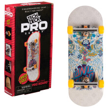 TECH DECK, Santa Cruz Pro Series Vingerboard met Opbergdisplay, Voor Pro's; Authentieke Mini Skateboards, Speelgoed voor Kinderen 6+