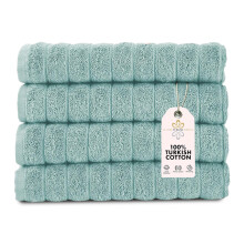 Serviettes turques classiques CTT Lot de 4 serviettes de luxe pour salle de bain 100 % coton turc schage rapide et confortables pour htel et