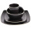 Gibson Soho Lounge Dinnerware Set Service for 4 (16pcs) Matte Black 3