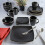 Gibson Soho Lounge Dinnerware Set Service for 4 (16pcs) Matte Black 4