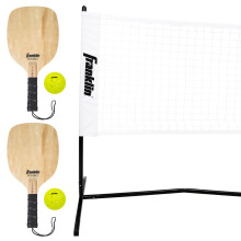 Franklin Sports Complete Half Court Pickleball Net Set - 10ft Net, (2) Paddles & (2) X-40 Balls