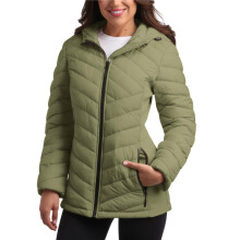 Reebok Casaco Feminino - Jaquetas Softshell Leves com Capuz, Tamanho Pequeno, Sage