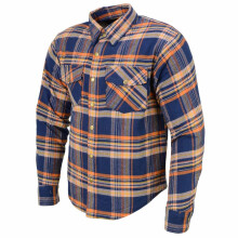 Camisa de Motociclista Flanela Xadrez Masculina Milwaukee com Armadura CE - Grande