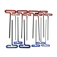 Eklind 50914 Conjunto de Chaves Hex T com Cabo em Borracha 14 Peças - INCH/MM, 9 polegadas