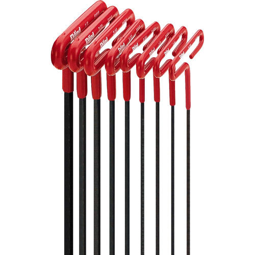 Eklind 50914 Conjunto de Chaves Hex T com Cabo em Borracha 14 Peças - INCH/MM, 9 polegadas 1