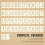 Conjunto de 42pcs de Estênceis Interligados, Estênceis Reutilizáveis de Letras e Números de 12 Polegadas 3