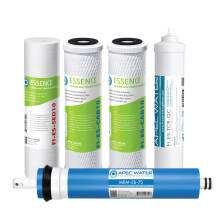APEC Water Systems FILTER-MAX-ES75 75 GPD Komplet erstatningsfilters?t med h?j kapacitet til Essence-serien omvendt osmose vandfiltersystem Trin