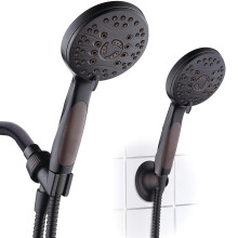 AquaSpa fόr Kalifornien  Hochdruck-Handbrause mit 6 Einstellungen, luxuriφser Handbrause, 1,8 m langer Edelstahlschlauch, verstopfungssichere Dό
