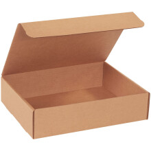 BOX USA BM1073K Wellpappe-Versandtaschen, 25,4 x 17,8 x 7,6 cm, Kraftpapier, 50 Stück