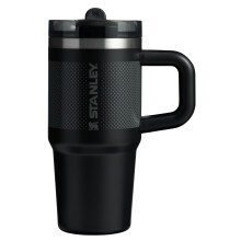 Vaso Stanley Quencher ProTour Flip con pajita y tapa a prueba de fugas, 14 oz | Pajita y asa integradas | Portavasos Compatible para Viajes | Taz