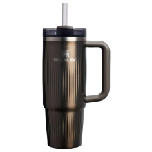 Vaso Stanley Quencher H2.0 con asa y pajita 30 oz | Tapa de estado de flujo de 3 posiciones | Portavasos Compatible para Viajes | Taza aislada de
