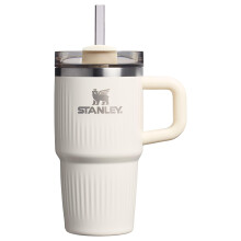 Stanley Quencher H2.0 Trinkbecher mit Griff und Strohhalm 20 oz | Flowstate 3-Positionen-Deckel | Getrnkehalter kompatibel fr unterwegs | Isoli