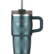 Stanley Quencher H2.0 pohr fogantyval s szalmval 20 oz | Flowstate 3 pozcis fedl | Utazshoz kompatibilis pohrtart | Szigetelt rozsdamentes