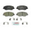 Bosch BOSCH BC943 QuietCast Pastilhas de Travão Cerâmicas Premium - Compatível com Honda Pilot; DIANTEIRO 1