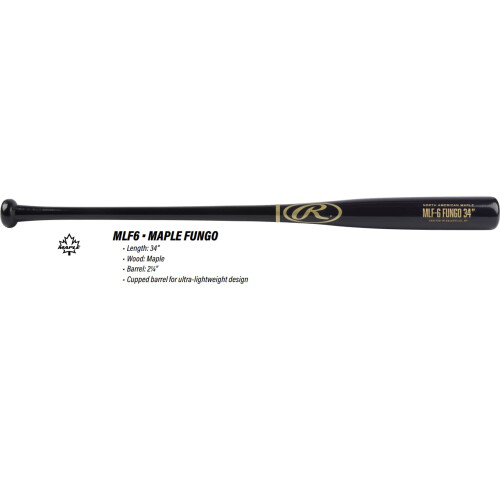 Rawlings | Maple Training FUNGO Bat | Baseball/Softball | 34 | Infield | Sort/Navy 2