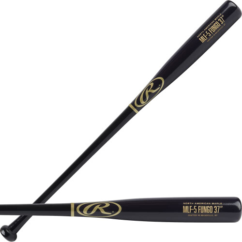 Rawlings | Maple Training FUNGO Bat | Baseball/Softball | 37 | Outfield | Black/Navy