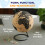 Globo de Cortiça com Alfinetes - Globo de 9.4” com Mapa do Mundo e Base Rotativa 3