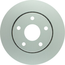 BOSCH 16010258 Rotor de frein disque QuietCast Premium Compatible avec certains Jeep Wrangler Wrangler JK ; AVANT - Simple