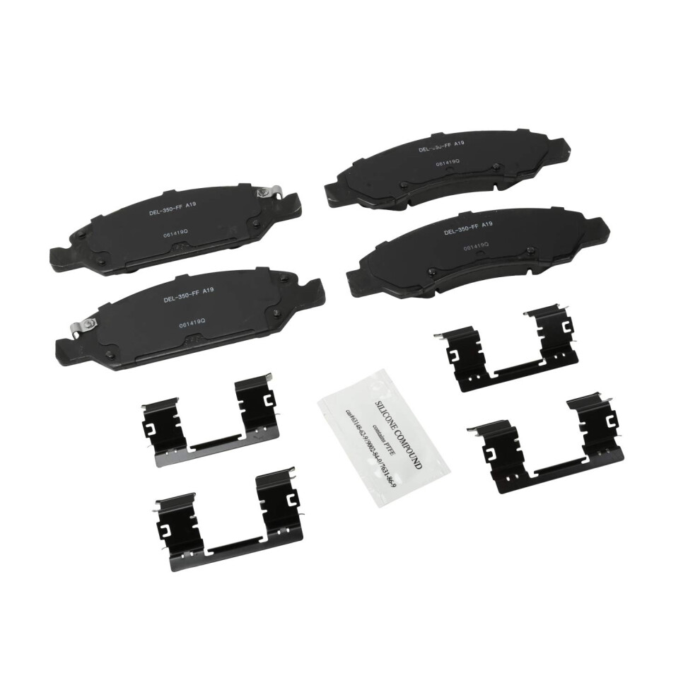 Acdelco 17D1367ach Ceramic Front Disc Brake Pad Set Gold 808709409533
