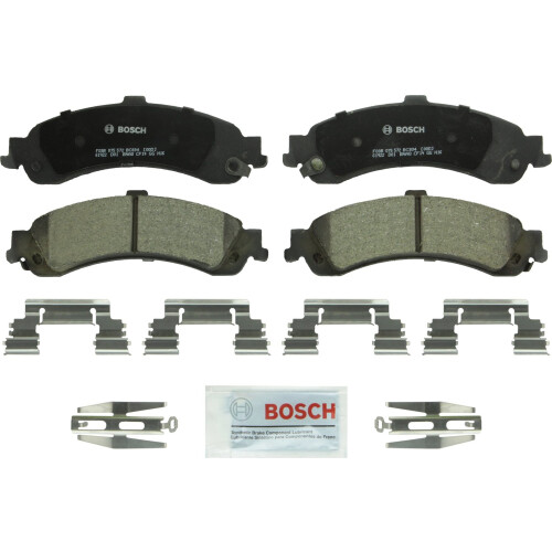 BOSCH BC834 QuietCast Pastilhas de Freio Cerâmicas Premium - Compatível com Cadillac Escalade, Chevrolet