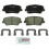 BOSCH BC1687 QuietCast Pastilhas de Travão Discóides Cerâmicas Premium - Compatível com Hyundai Santa Fe 1