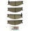 BOSCH BC333 QuietCast Pastilhas de Travão Cerâmicas Premium - Compatível com Nissan D21, Frontier, Pathfinder, Pickup, Van 1