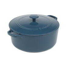 Cuisinart Chef's Classic Casserole ronde en fonte maille (bleu provenal 7 litres)