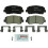 BOSCH BC1623 QuietCast Pastilhas de Travão Cerâmicas Premium - Compatível com Mazda CX-5; FRENTE 1