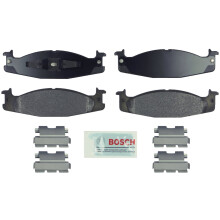 BOSCH BE632H Bl keramiska skivbromsbelggset med hrdvara - kompatibel med utvalda Ford Bronco E-150 Club Wagon E-150 Econoline E-150 Econoline